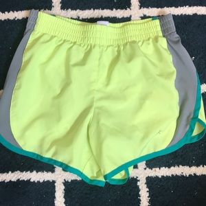 Girl’s Neon Yellow Shorts